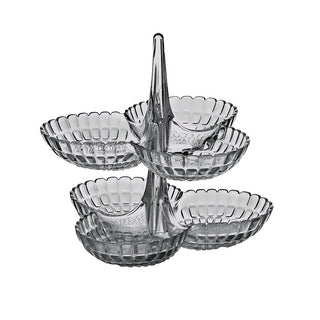 Set of 2 Hors d’oeuvres dish Tiffany Clear