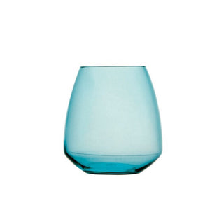 Square Water Glass-Tritan Turquoise-Set 6u