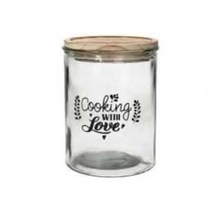 Jar w/Lid, Dolce Casa Cooking w/Love