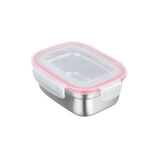 Inox Food Container Titanium Rect