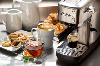 Metal Espresso Machine for Ground Coffee and Pods