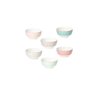 Pepper Bamboo Bowl Set 6pcs, 14cm