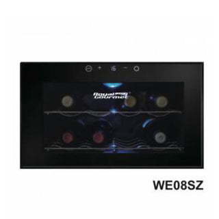 Thermoelectric Wine Cooler , 8 Bottles , Single Zone , Metal