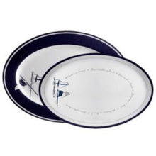 Load image into Gallery viewer, MELAMINE SERVING DISH SET WELCOME ON BOARD, 2 PC
