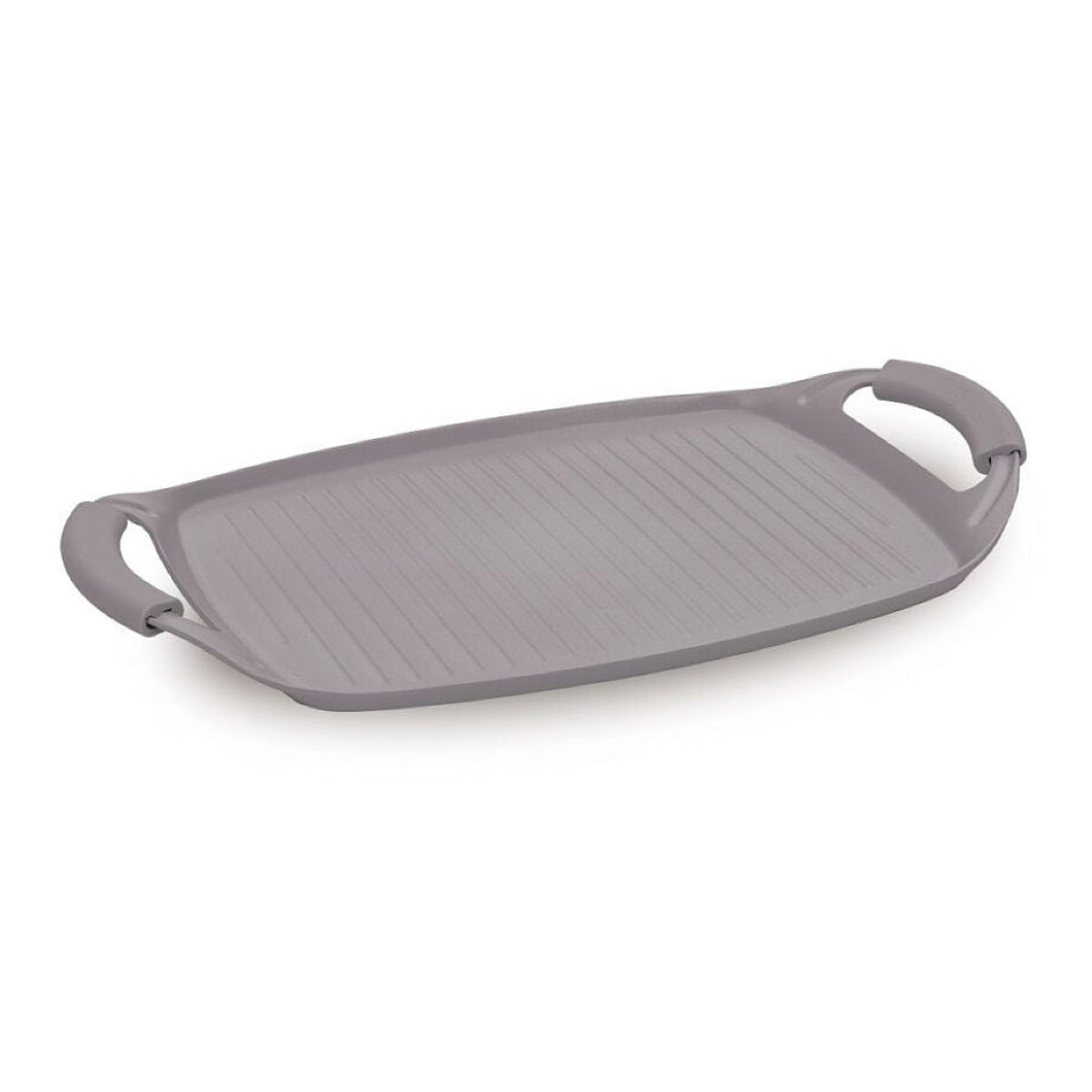 Grill plate, 47 cm, Taupe