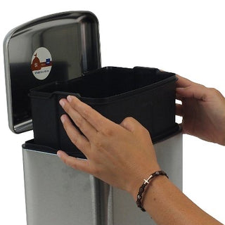 Pedal Dust Bin Davino Grey