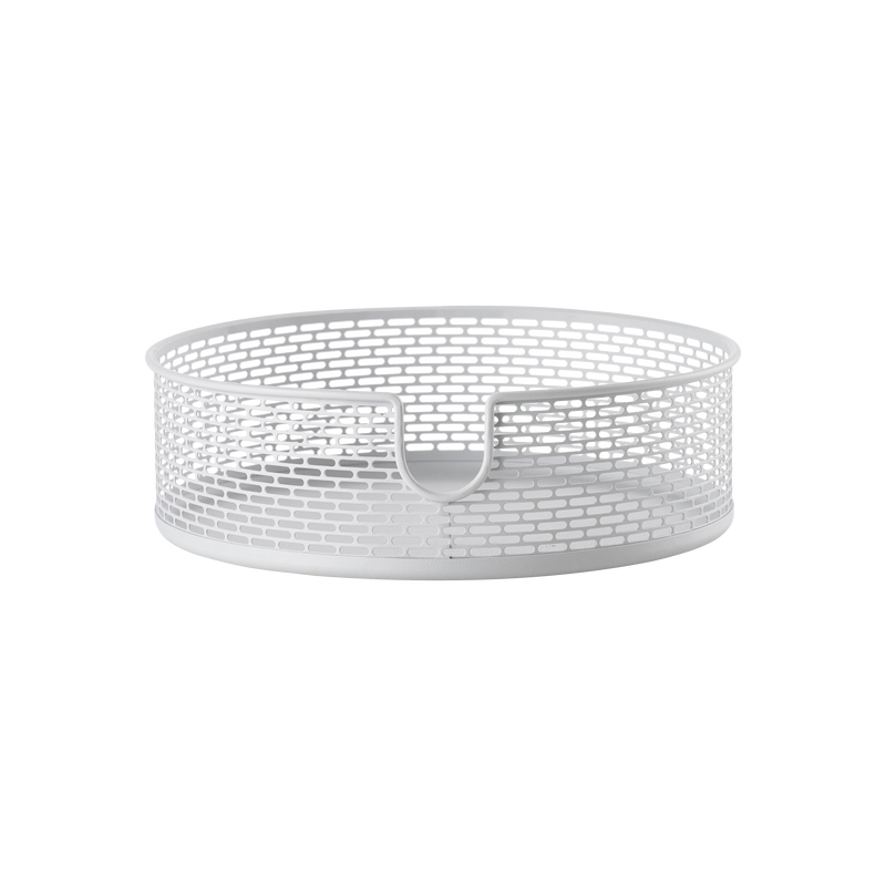 Basket 20 x 6,5 cm White