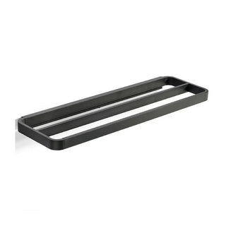 Rim Towel rail black double 44*12