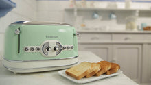 Load image into Gallery viewer, Vintage Toaster 4S 1600W Green
