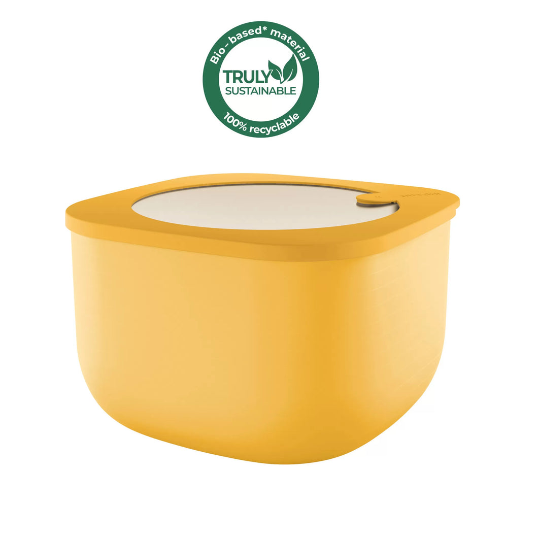 L STORE&MORE - Deep airtight fridge/freezer/microwave containers Mango yellow 2800cc