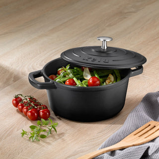 Roasting Round Tray Cast Iron 2.5L