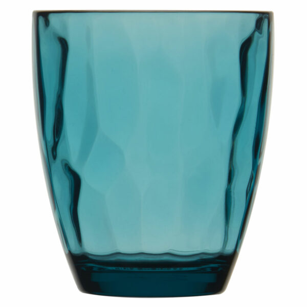 Water Glass Happy – Turquoise, 6 Pcs