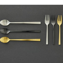 Load image into Gallery viewer, Cake Cutlery Fork Length 14.4cm 4Pcs Brass
