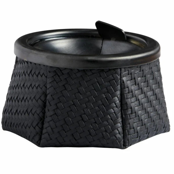 Ashtray Rattan – Nero