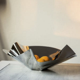 Margarethe Bowl , Stainless Steel High-Gloss Silver