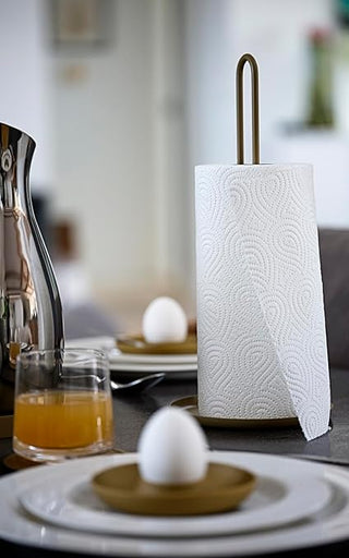 Kitchen Roll Holder, Black, H32 cm