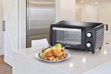 Load image into Gallery viewer, Electric oven with timer, 1000 W, 10 L Black
