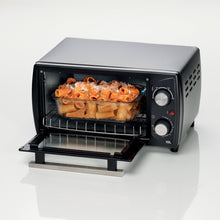 Load image into Gallery viewer, Electric oven with timer, 1000 W, 10 L Black
