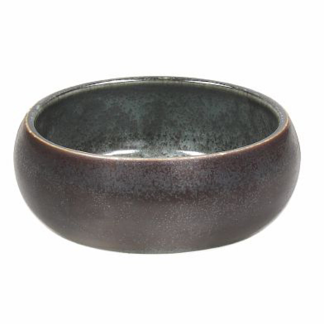 Elipse Bronze Grey Teal Bowl 12cm