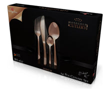 Load image into Gallery viewer, 24-Piece Cutlery Set, Rose Gold
