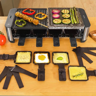 Raclette Cheese&grill inox mix grill