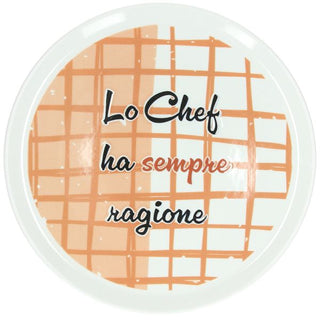 Round Pizza Plate 33cm Cinzia Multicolor