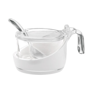 Two-Tone Parmesan Server W/Teaspoon