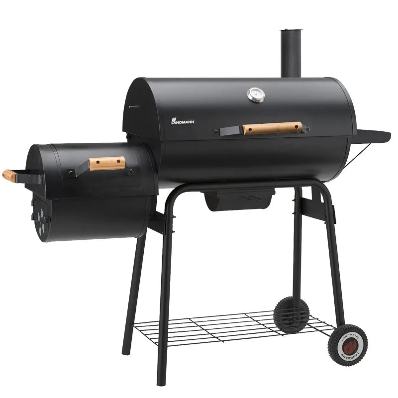 Charcoal BBQ with Smoker