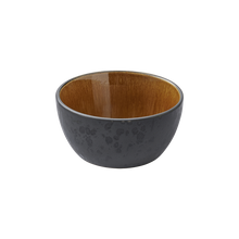 Load image into Gallery viewer, Stoneware Bowl 10cm Black Amber
