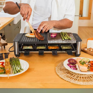 Raclette Cheese&grill inox mix grill