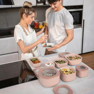 M STORE&MORE - Deep airtight fridge/freezer/microwave containers 1550cc
