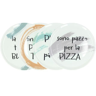 Round Pizza Plate 33cm Cinzia Multicolor