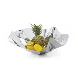 Margarethe Bowl , Stainless Steel High-Gloss Silver