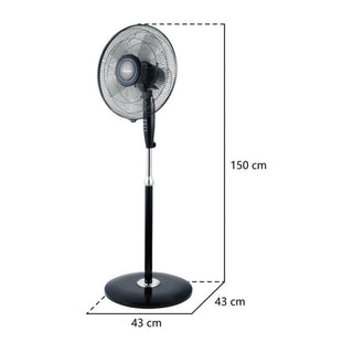 Stand Fan Style,16'', 50W, 5 Blades