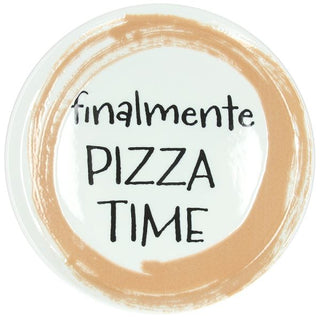 Round Pizza Plate 33cm Cinzia Multicolor