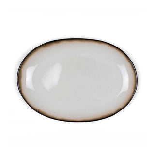 Oval Stoneware Dish 36x25cm