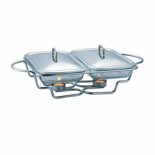 Food warmer rectangle, 2x1.5L