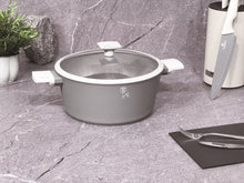 Load image into Gallery viewer, Casserole with lid, 20 cm, Matt Grey
