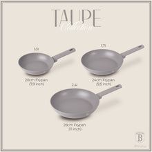 Load image into Gallery viewer, 3 pcs frypan set, Taupe
