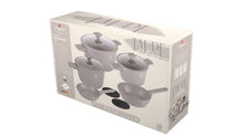 Load image into Gallery viewer, 10-Piece Kitchen Stackable Cookware Set Taupe Collection
