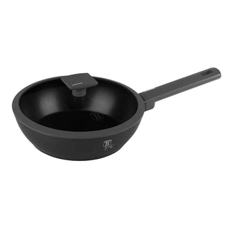 Deep frypan with lid, 24 cm , anthracite