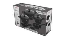 Load image into Gallery viewer, 10 pcs cookware set, Berlinger Haus, Matt Black Collection
