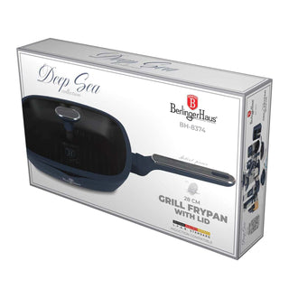 Grill Pan With Lid 28 cm , Deep Sea