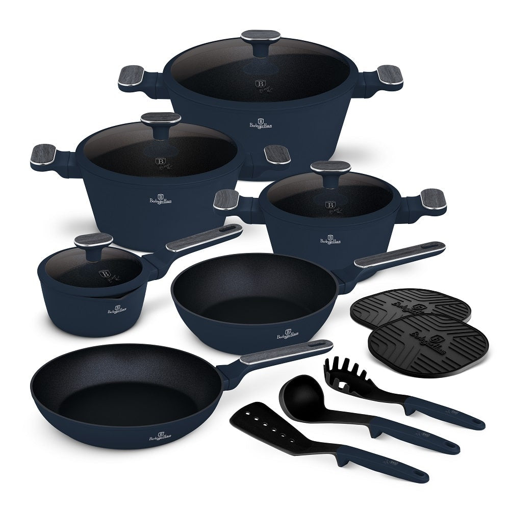 15 pcs cookware set, Deep Sea – Macucina Store