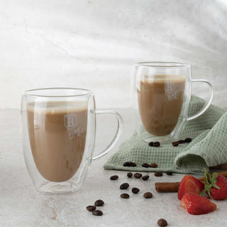 2 pcs glass cup set