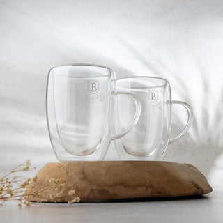 2 pcs glass cup set
