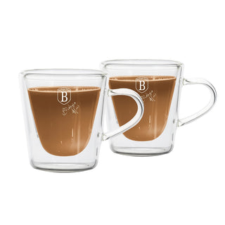 4 pcs glass Espresso cup set