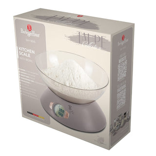 Kitchen scale with bowl