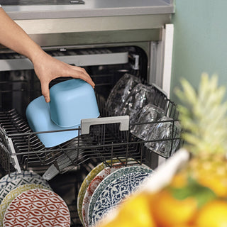 M STORE&MORE - Shallow Airtight Fridge/Freezer/Microwave Containers 975cc
