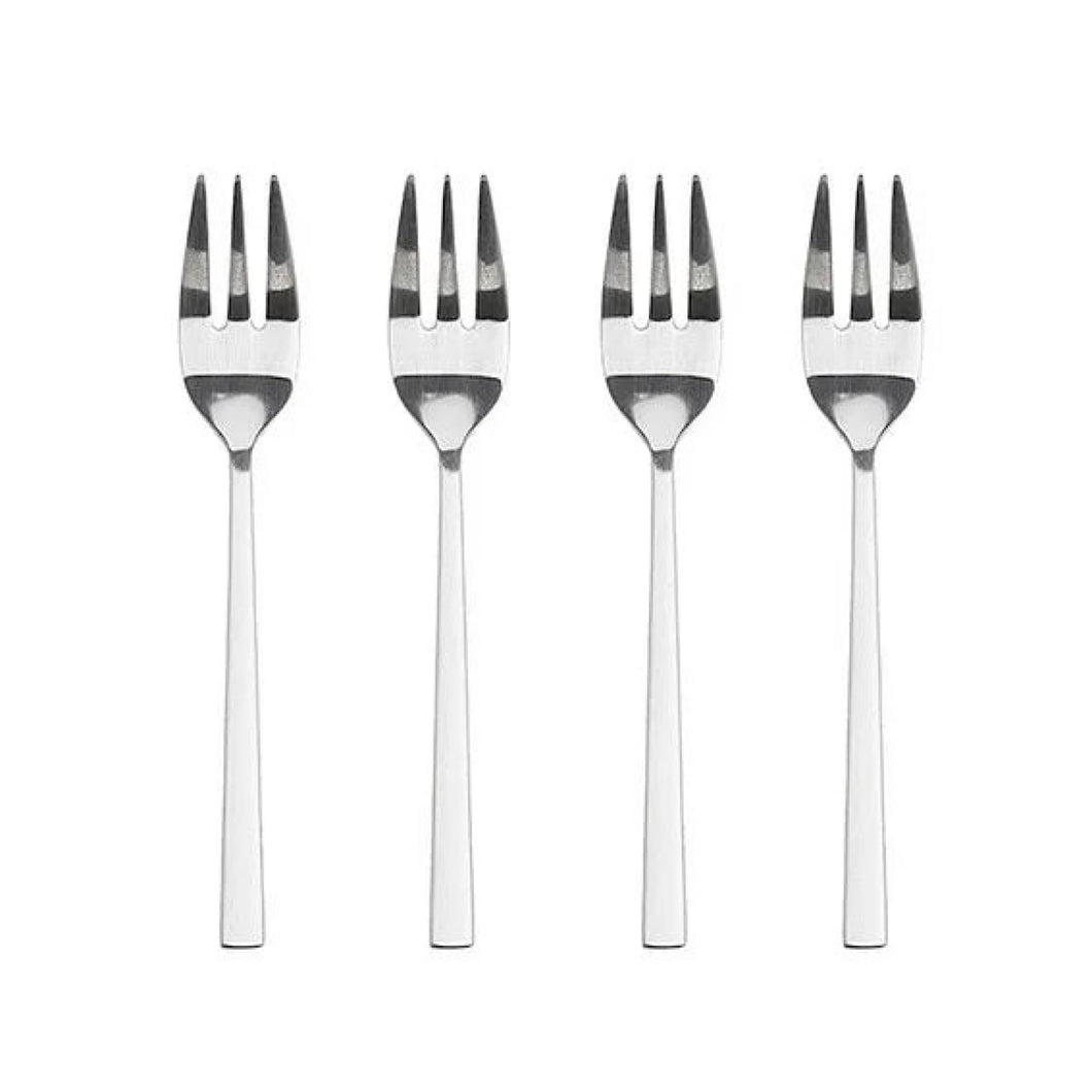 Cake Cutlery Fork Length 14.4cm 4Pcs Steel